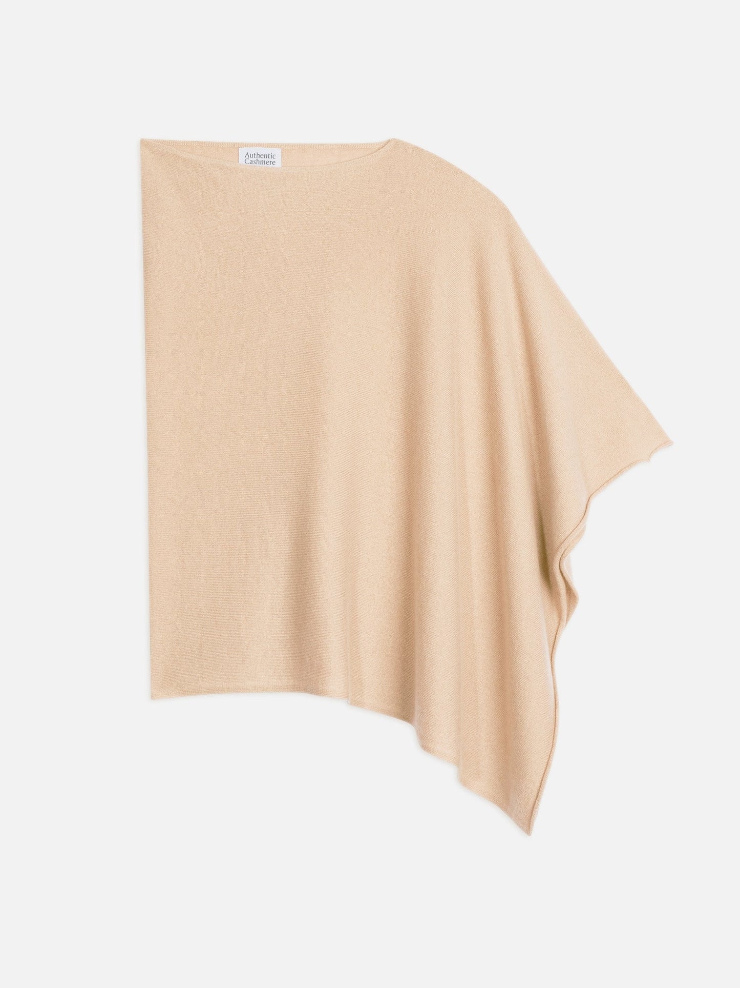 CARRA poncho sand 100% cashmere