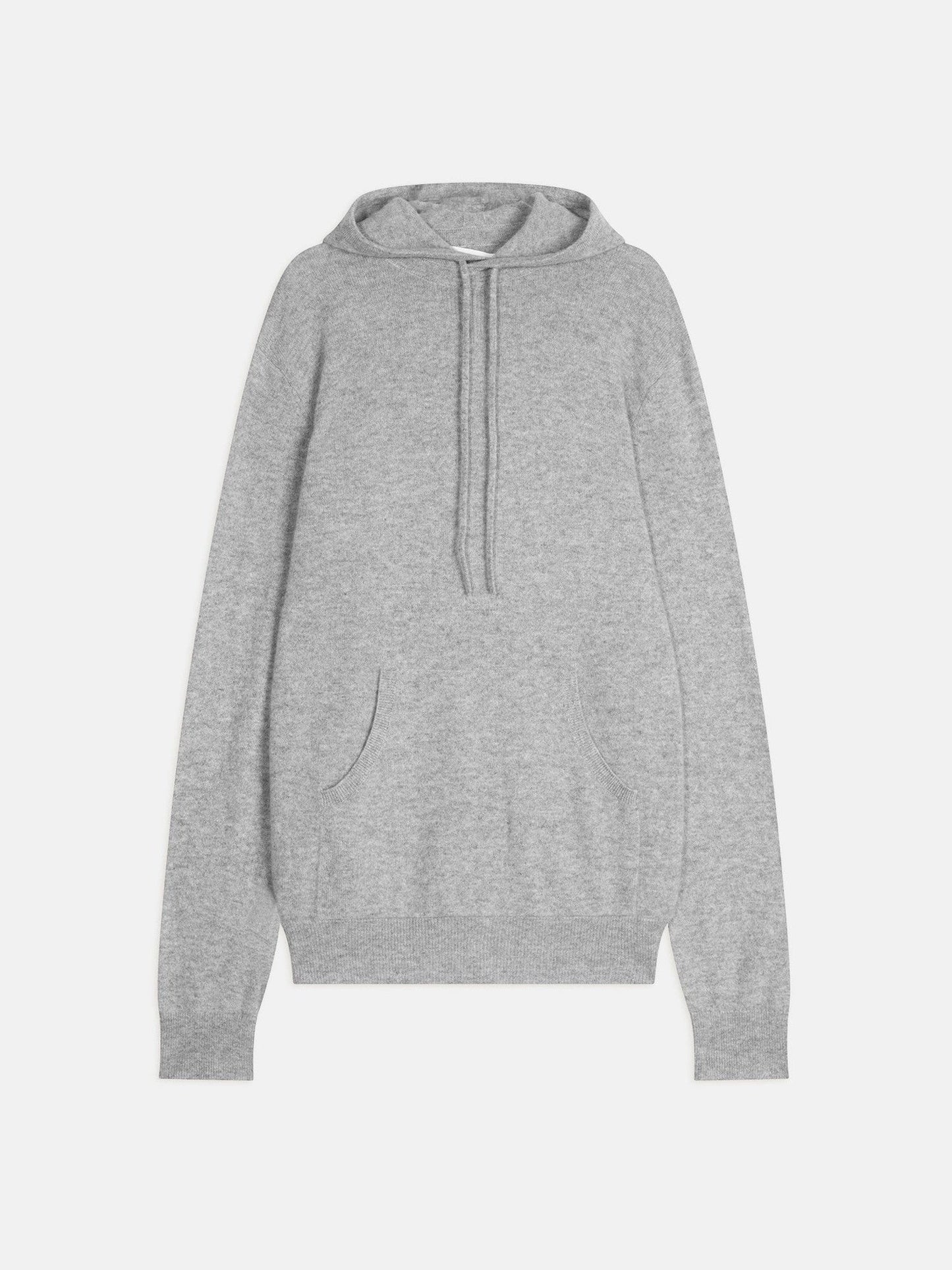 casper pull capuche poche kangourou nuage chiné 100% cachemire