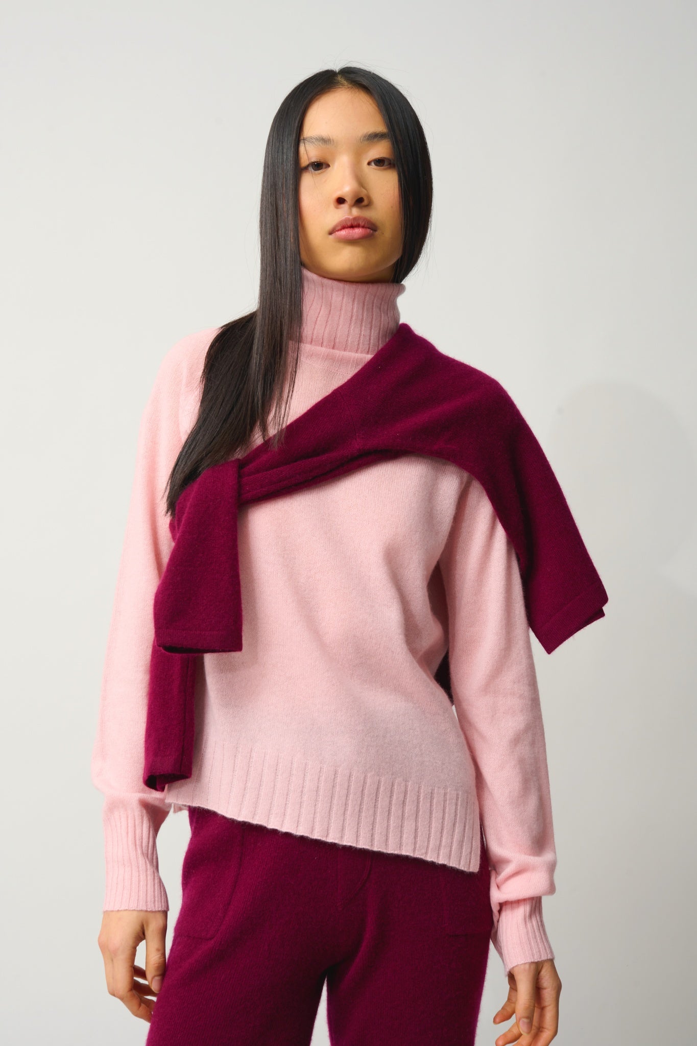 CASSY Rollkragenpullover Ballerina 100% Kaschmir