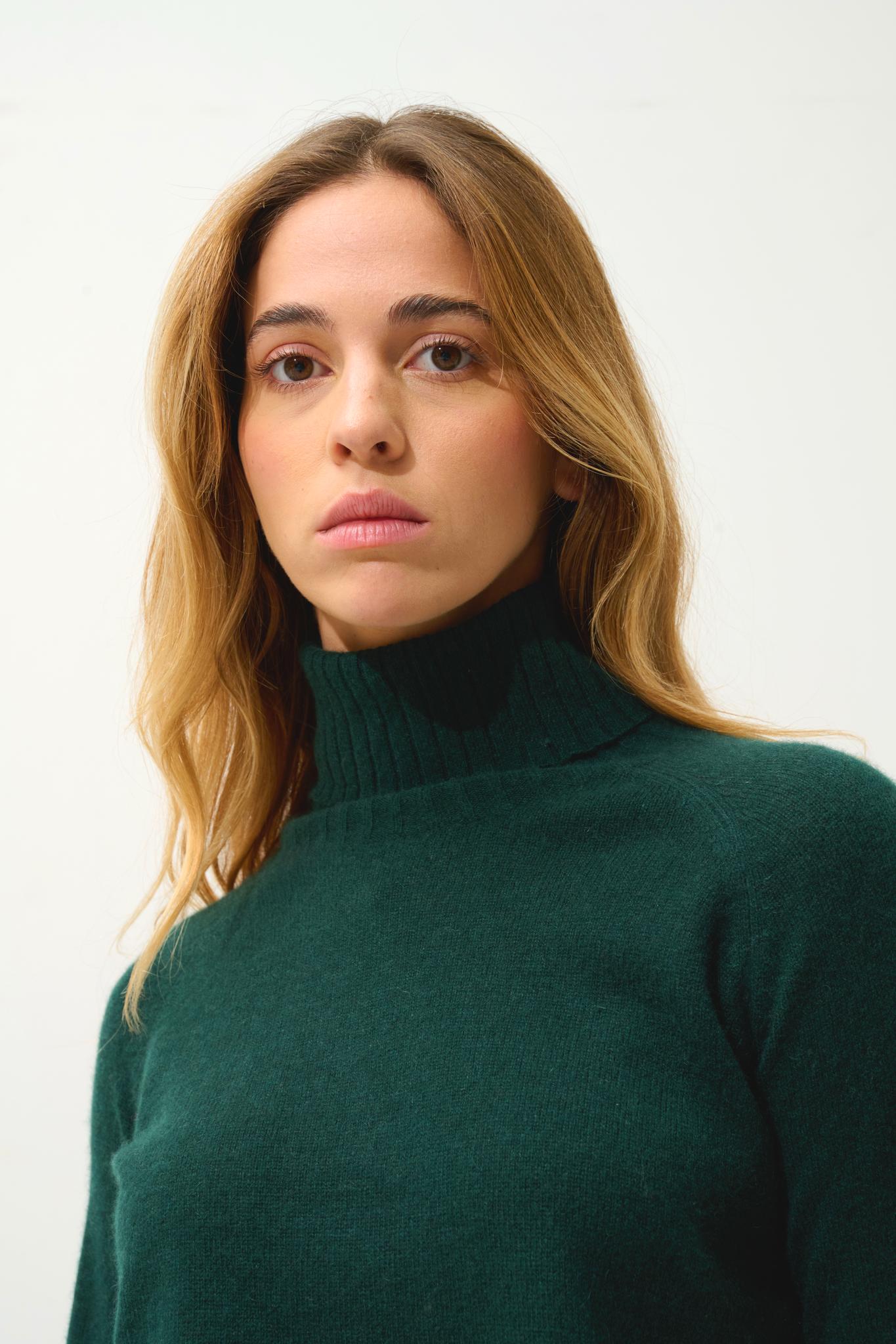 CASSY cypress turtleneck sweater 100% cashmere