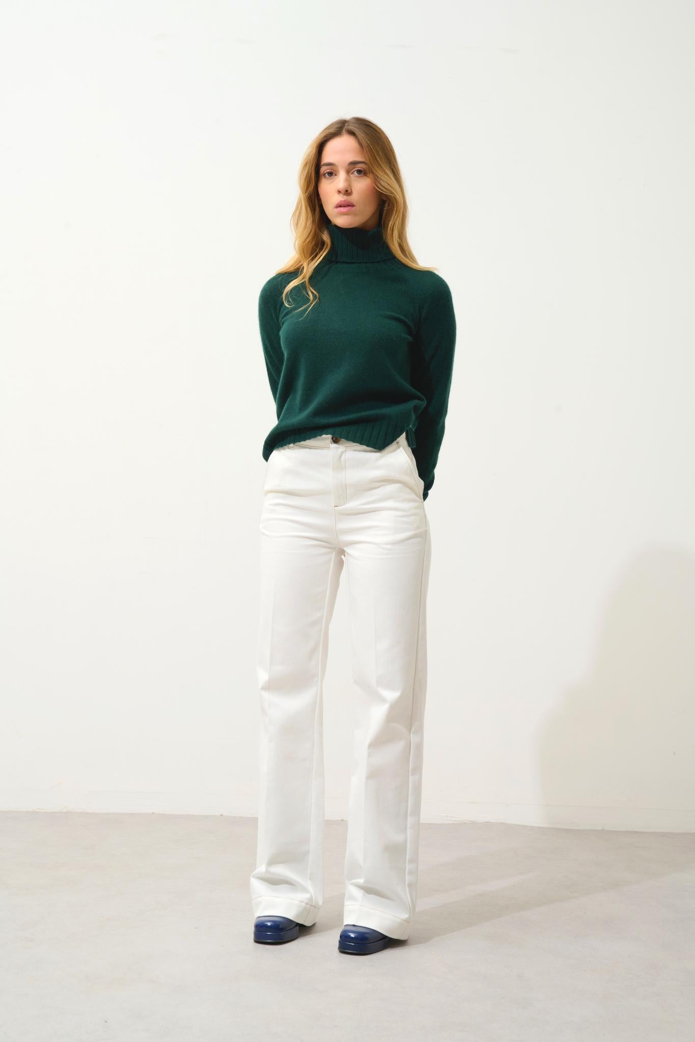 CASSY cypress turtleneck sweater 100% cashmere