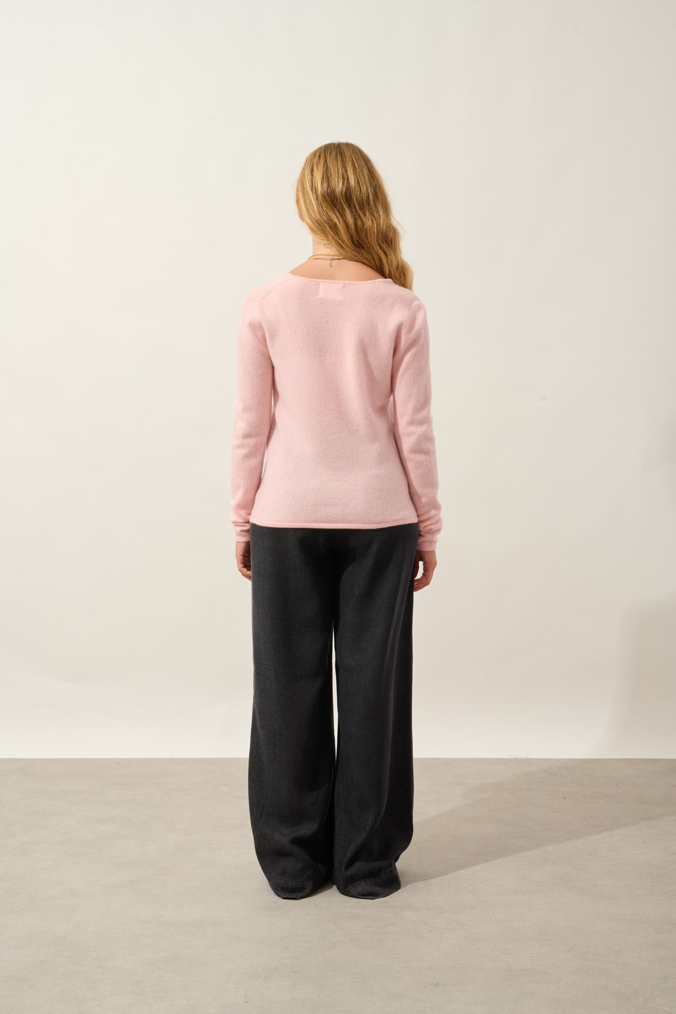 chalais cardigan col v ballerine 100% cachemire