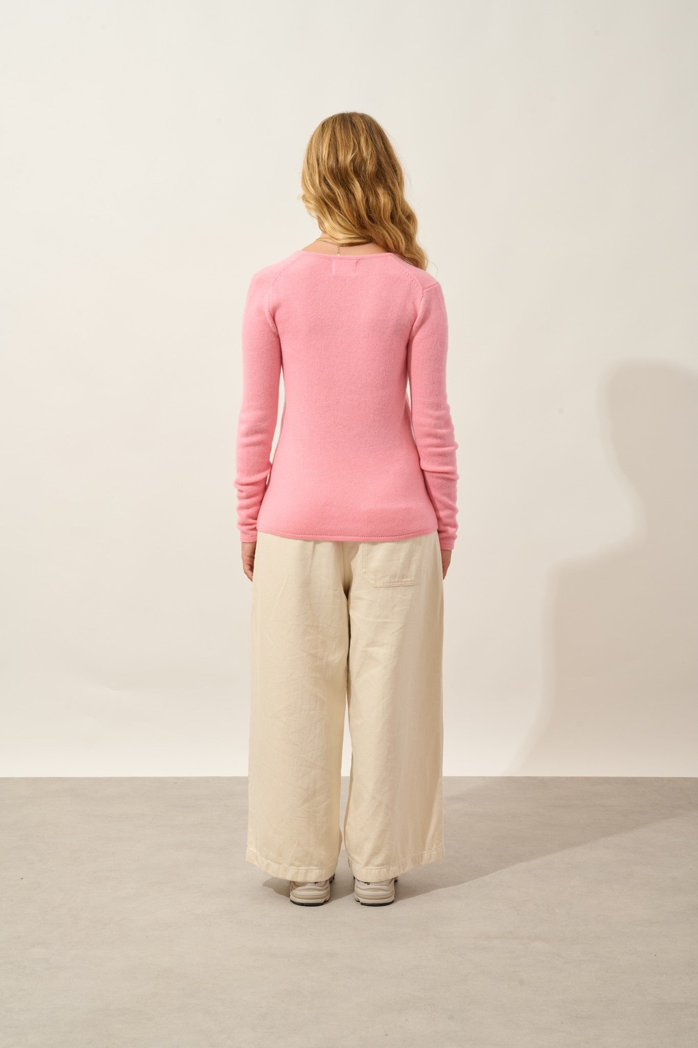 chelsea pull col v 4 fils malabar 100% cachemire