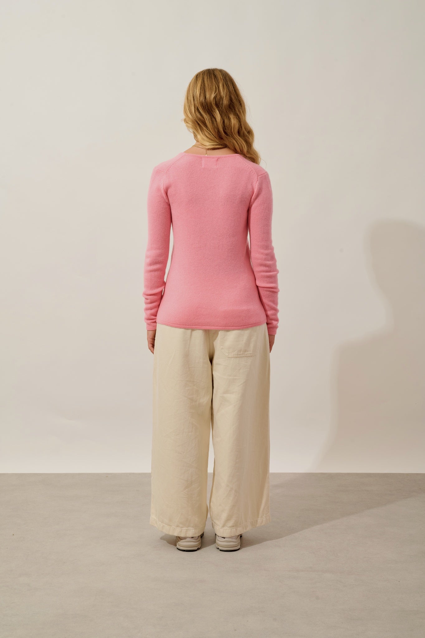 CHELSEA pull col v 4 fils malabar 100% cachemire