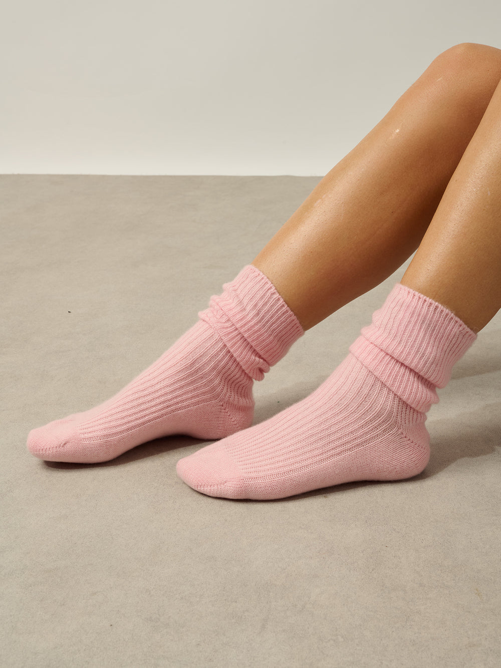 CHEWILA chaussettes 4 fils ballerine 100% cachemire