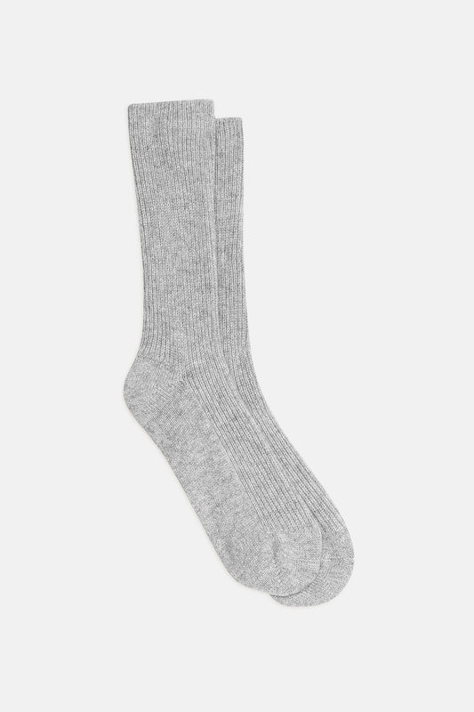 chewila chaussettes 4 fils nuage chiné 100% cachemire