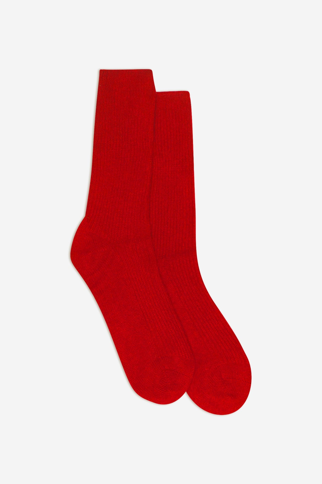 chewila chaussettes 4 fils rouge 100% cachemire