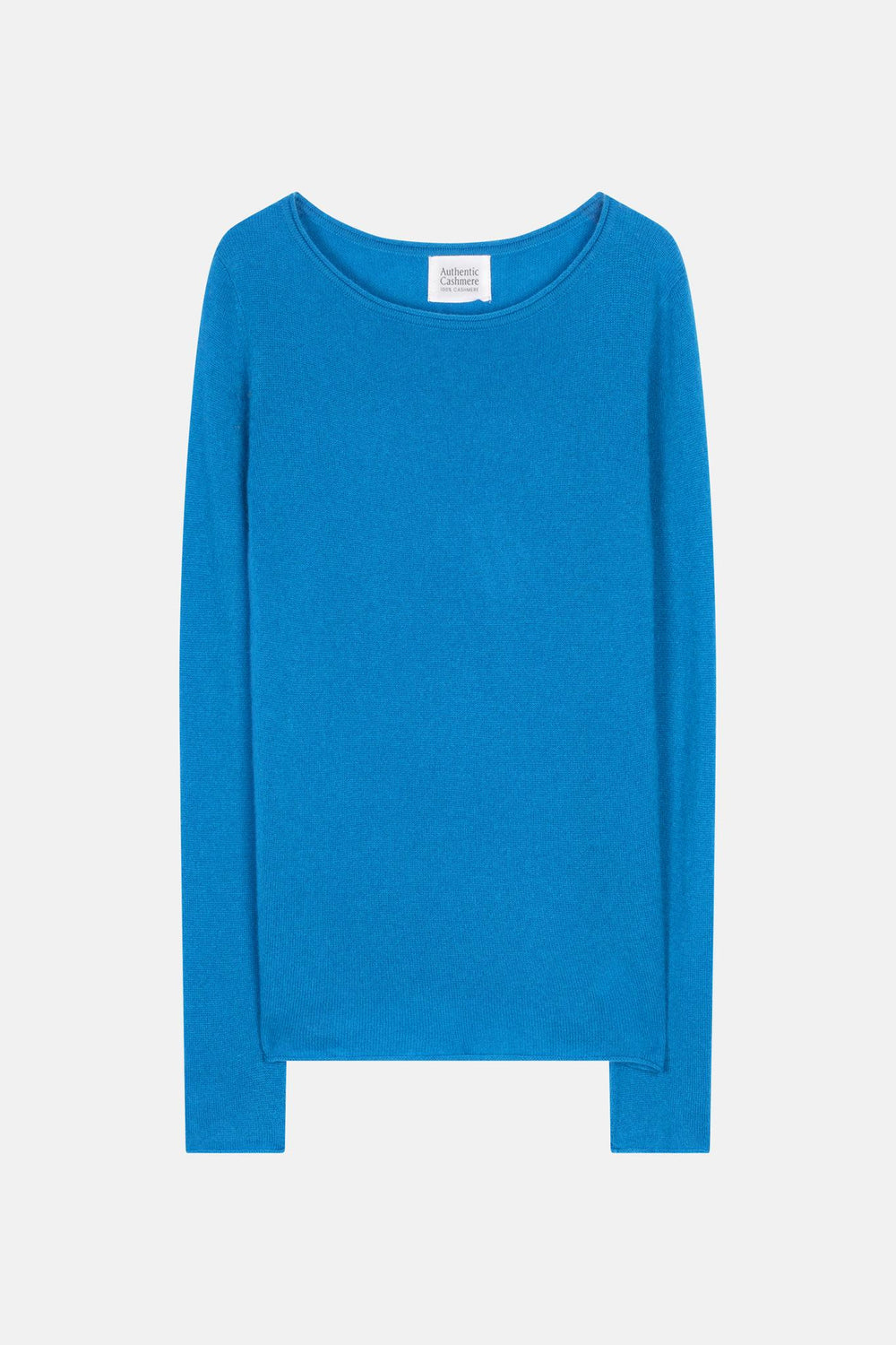 CRIOU azure boat-neck sweater 100% cashmere
