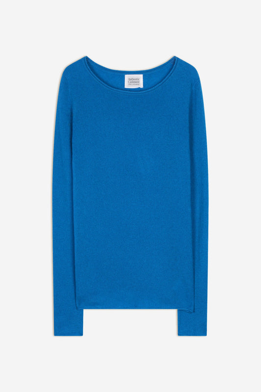 criou pull col bateau azur 100% cachemire