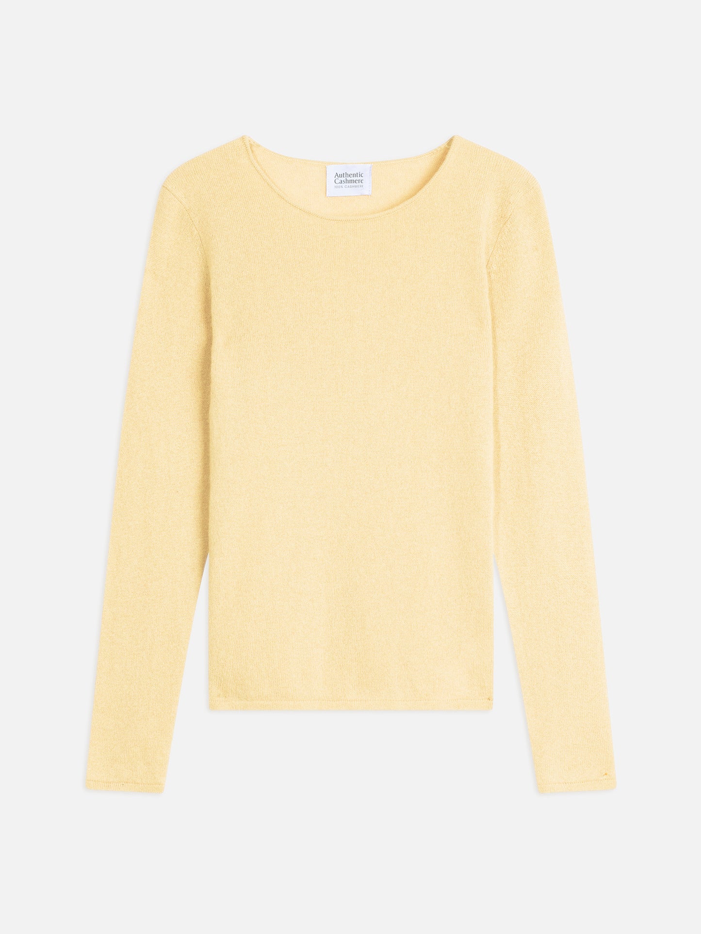 CRIOU Limonadenpullover mit U-Boot-Ausschnitt, 100 % Kaschmir