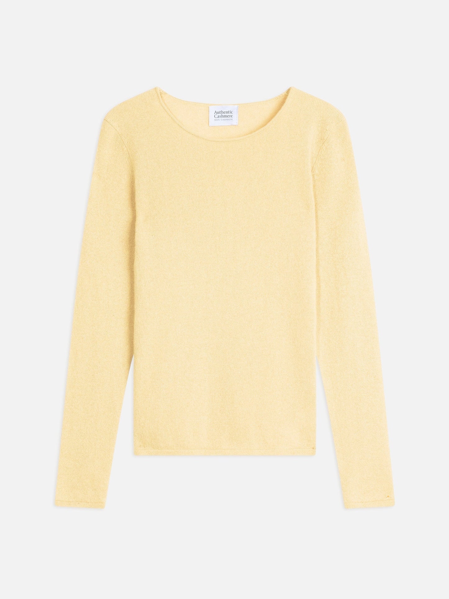 CRIOU Limonadenpullover mit U-Boot-Ausschnitt, 100 % Kaschmir