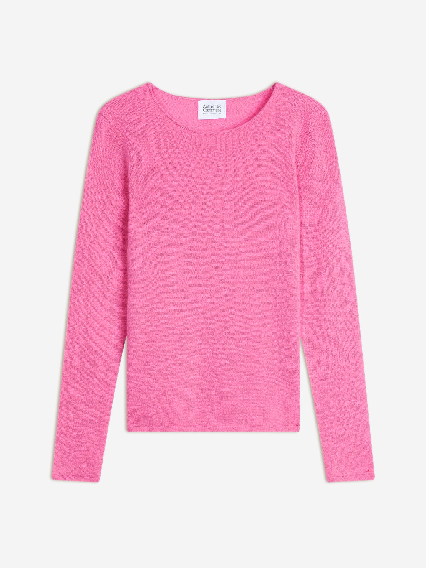 CRIOU pull col bateau rose 100% cachemire