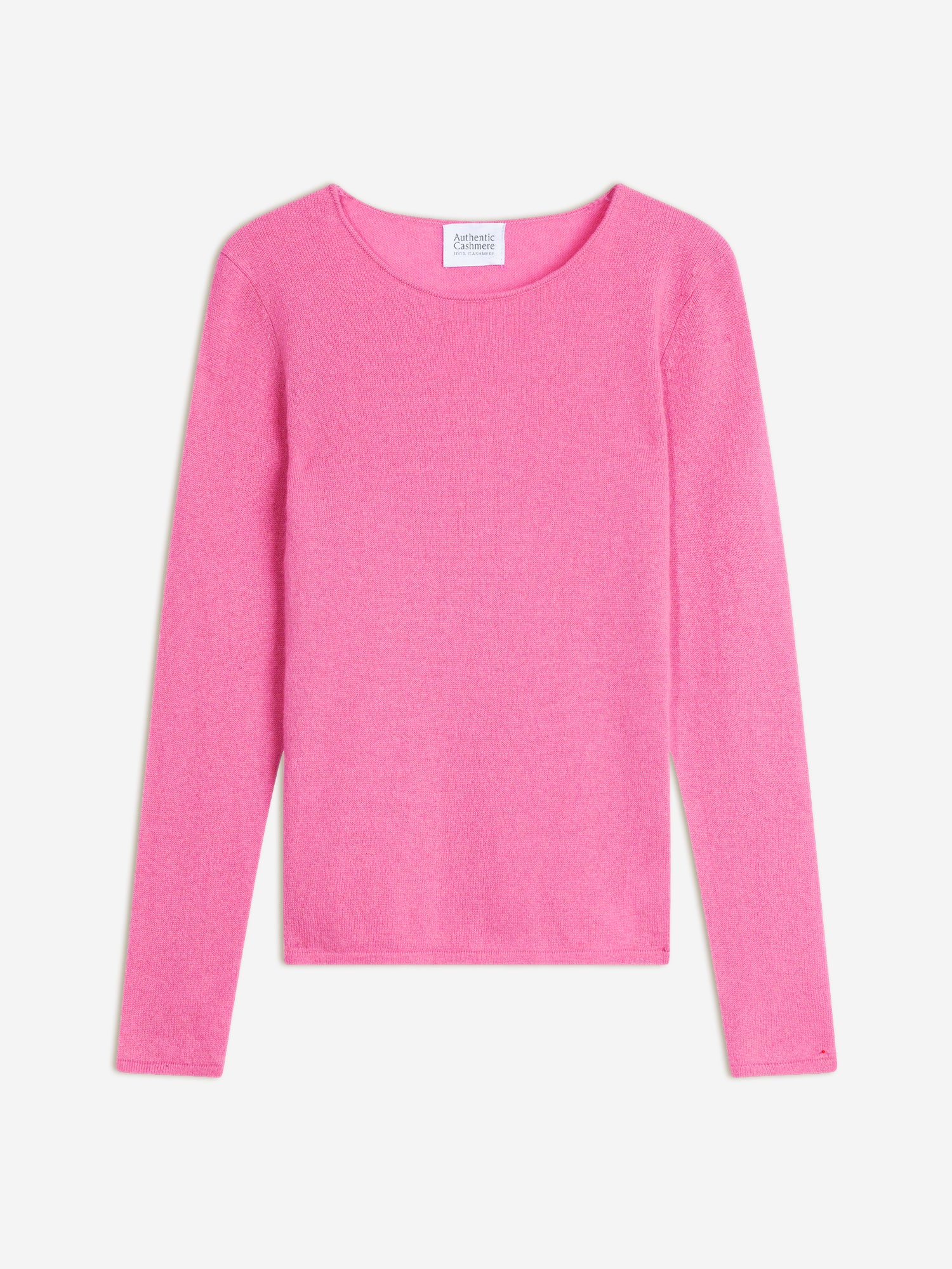 CRIOU pull col bateau rose 100% cachemire