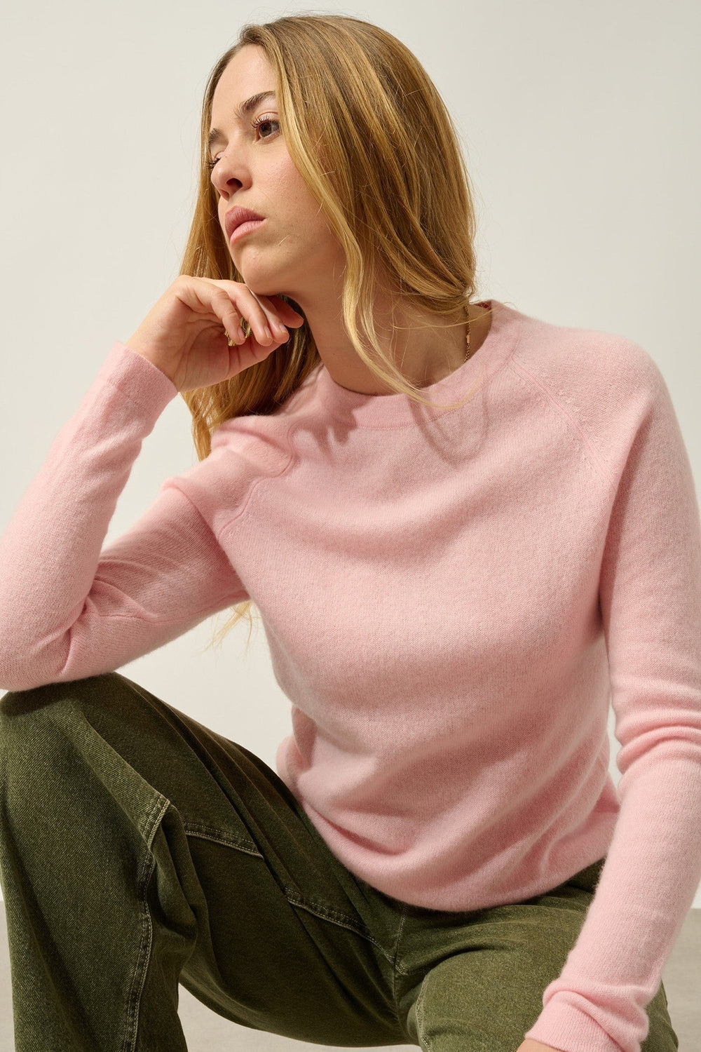 ecrin pull col rond ballerine 100% cachemire