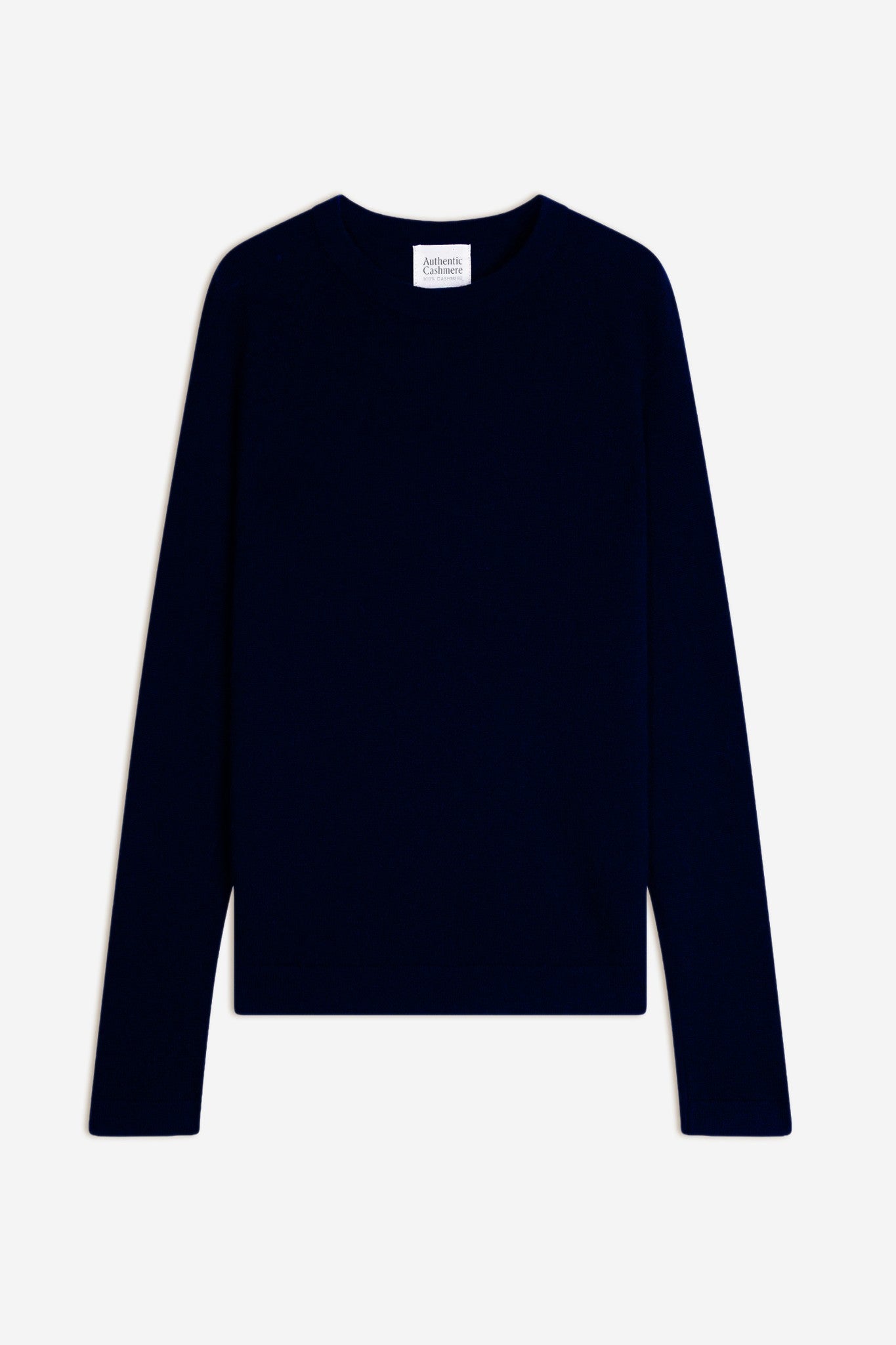 ecrin pull col rond navy 100% cachemire