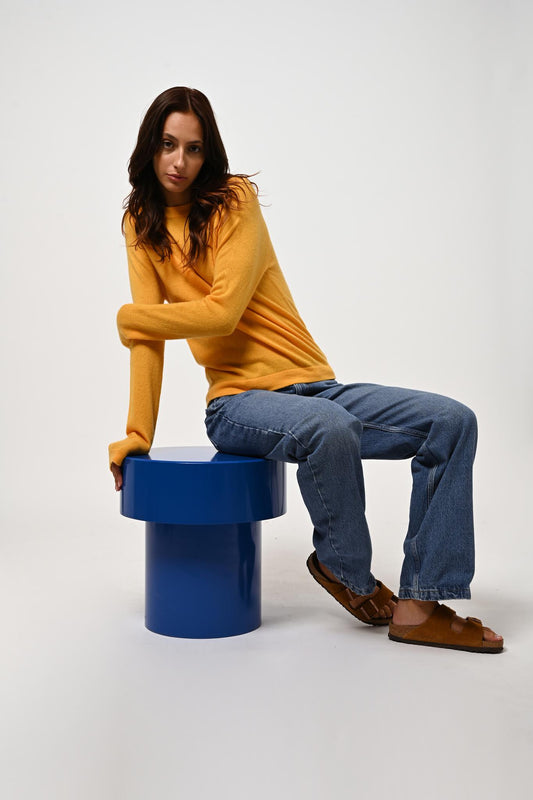 ECRIN round-neck sweater 100% cashmere