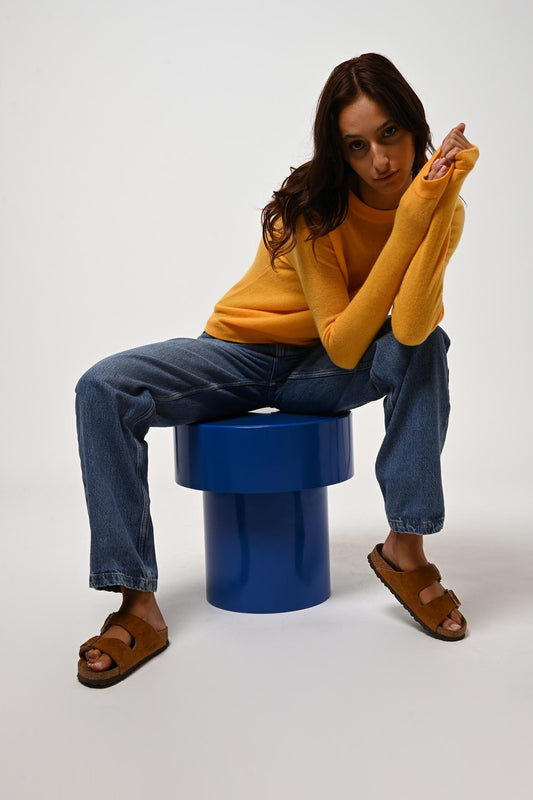 ECRIN round-neck sweater 100% cashmere