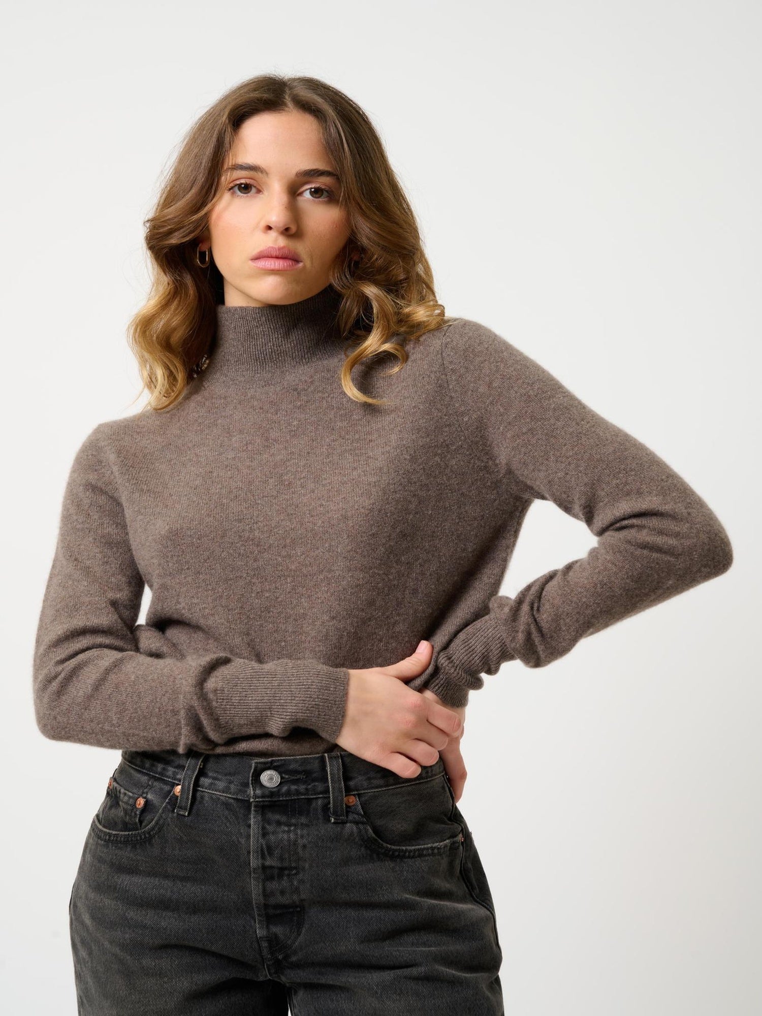 Pull Cachemire Femme Etam Pull Cachemire Col Roulé Taille Large