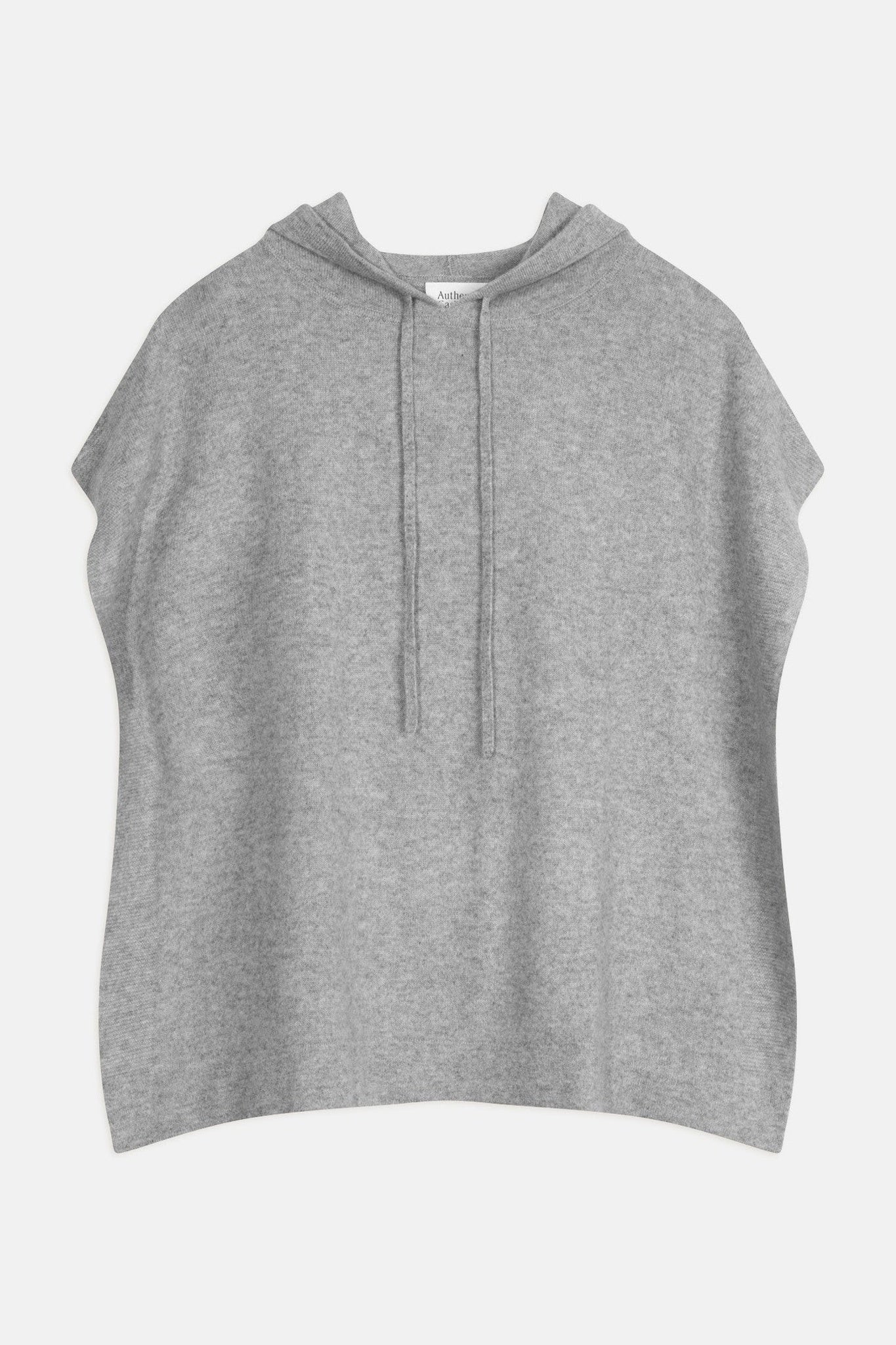 elsa poncho capuche nuage chiné 100% cachemire