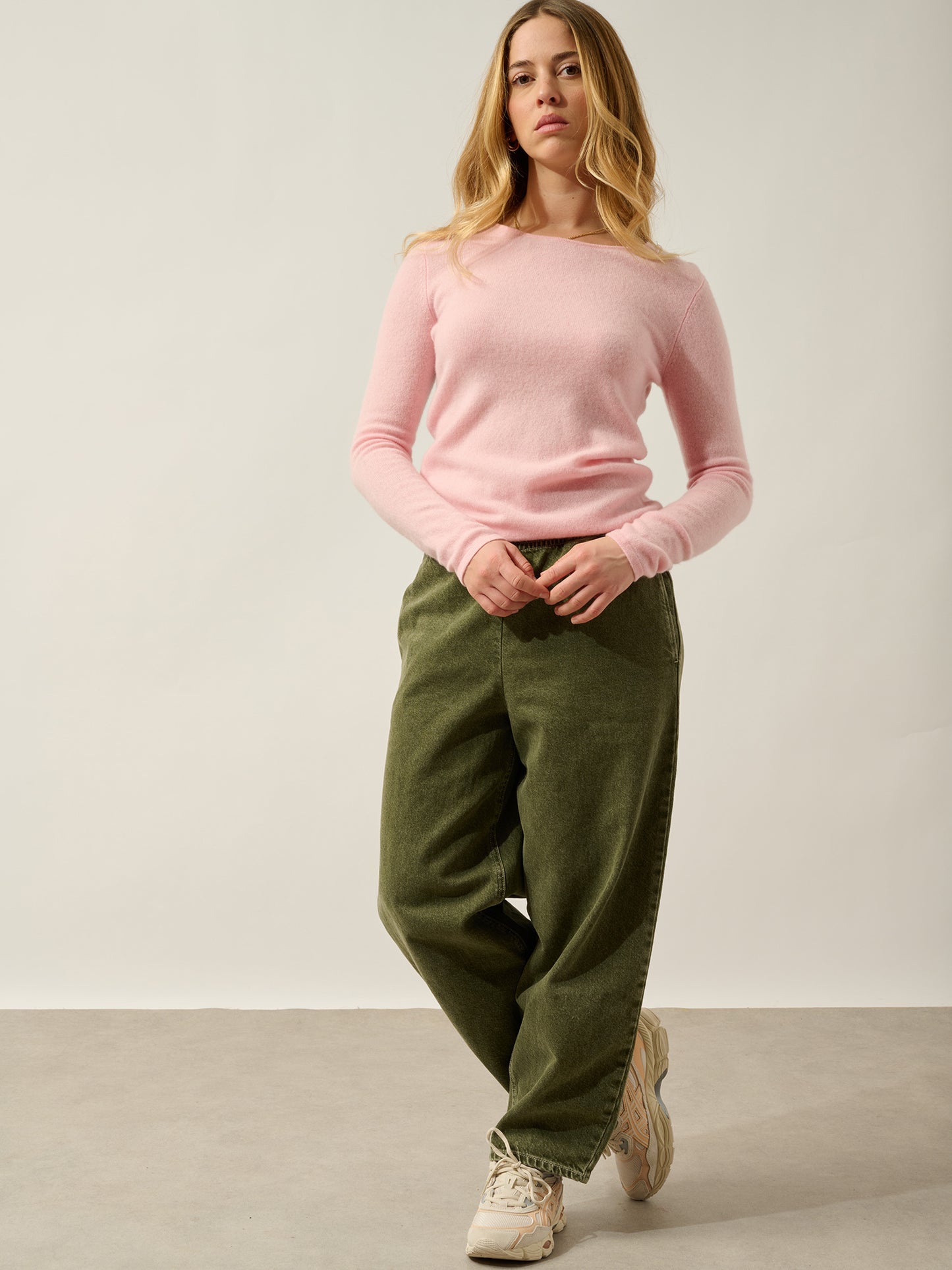 EPÉNA Pullover mit Rundhalsausschnitt Ballerina 100% Kaschmir