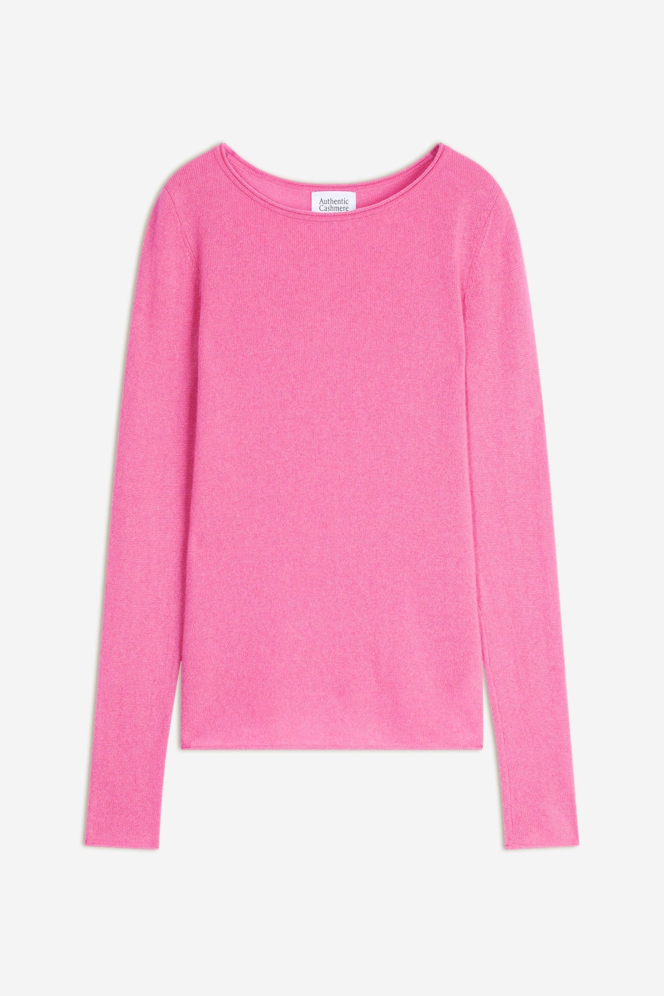 epéna pull col rond rose 100% cachemire