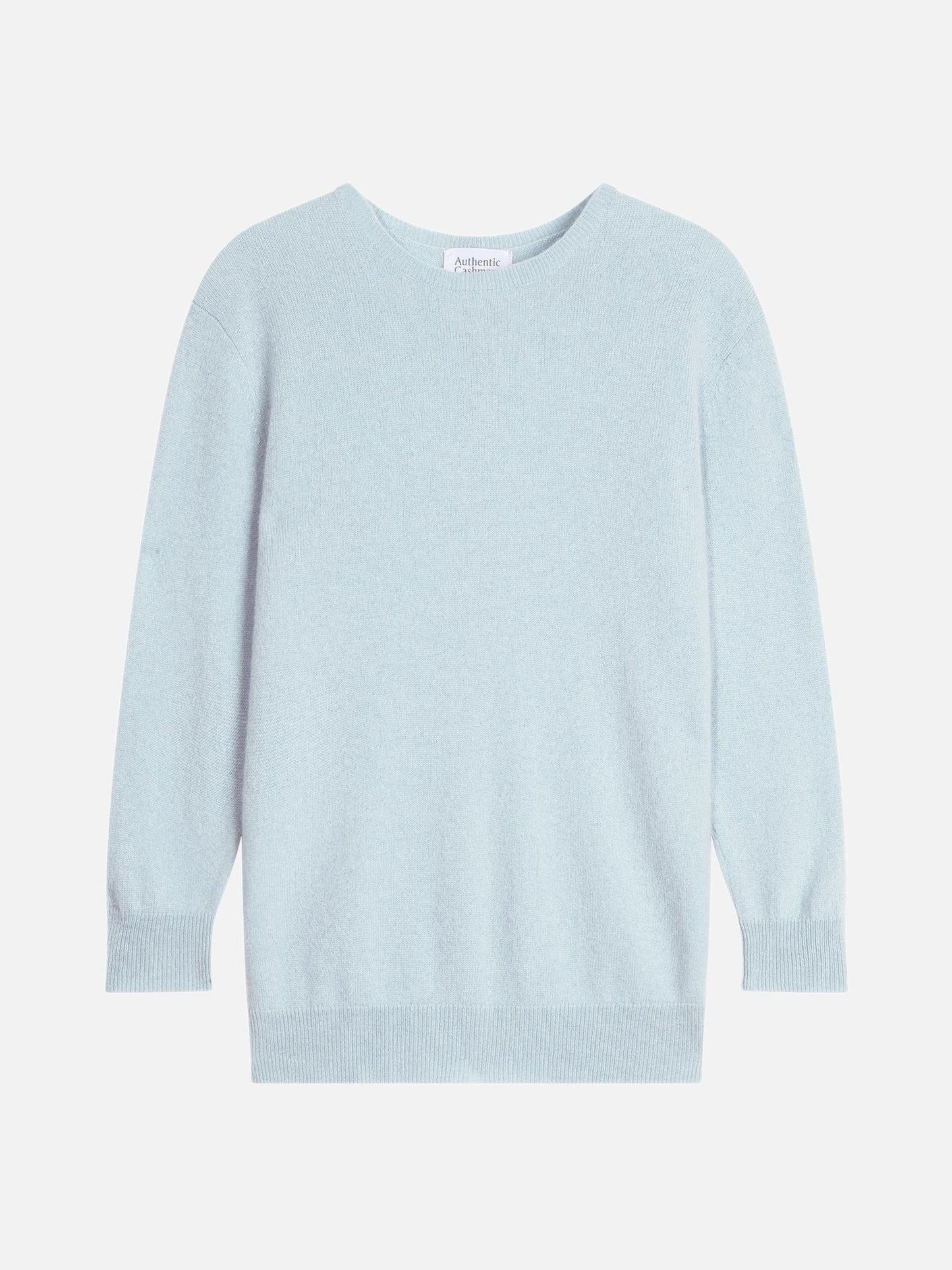 ESTARIS Pullover Rundhalsausschnitt geknöpft Rücken frostig 100% Kaschmir