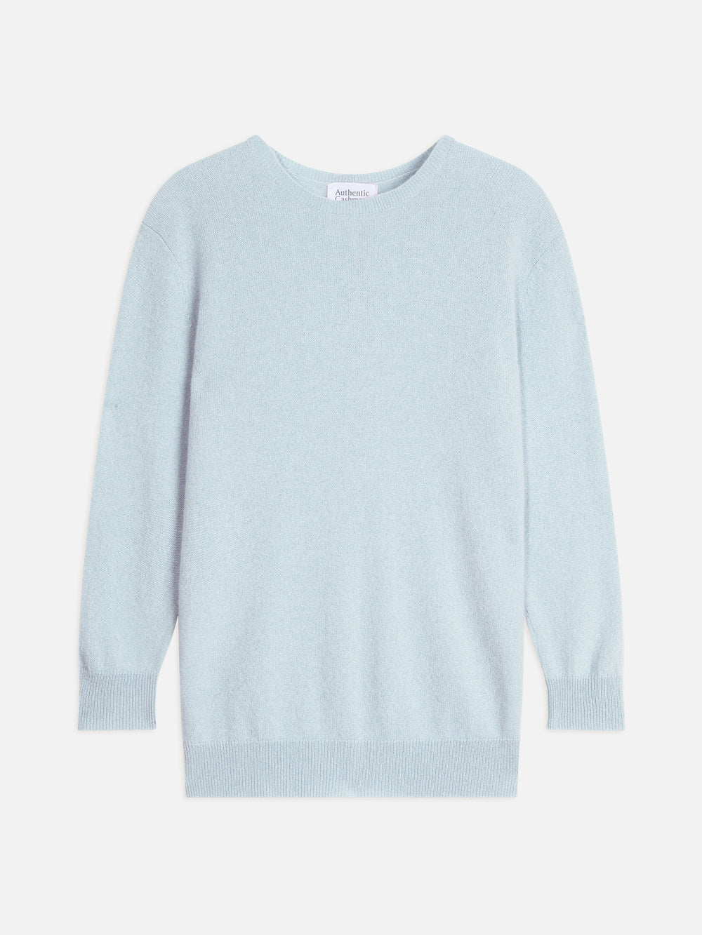 ESTARIS Pullover Rundhalsausschnitt geknöpft Rücken frostig 100% Kaschmir