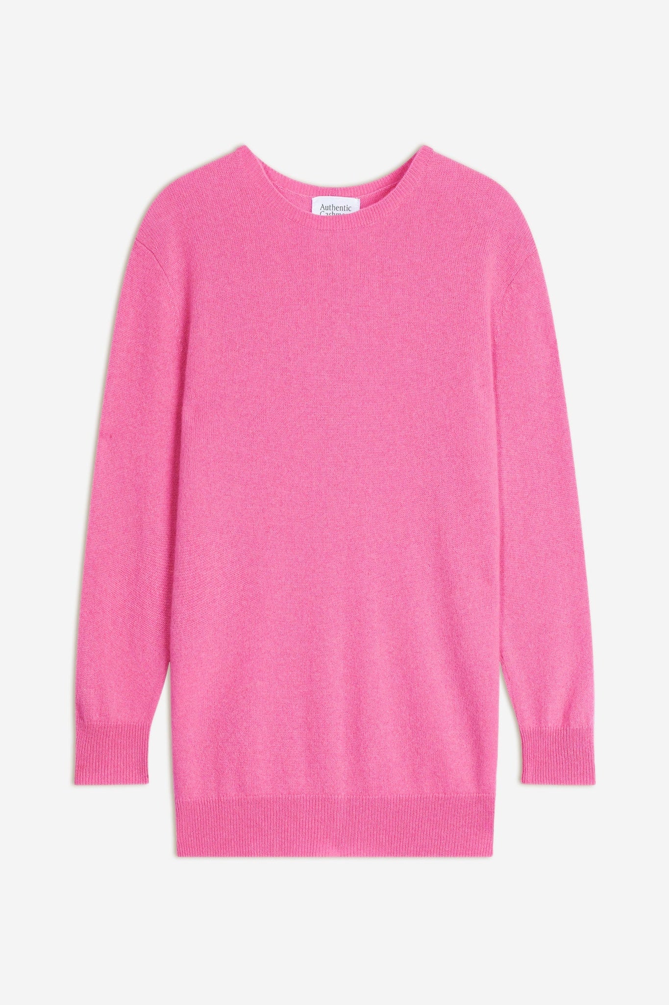 ESTARIS round-neck button-down sweater pink 100% cashmere