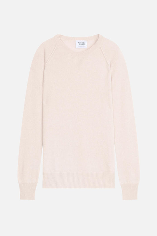 ETRET ivory round-neck sweater 100% cashmere