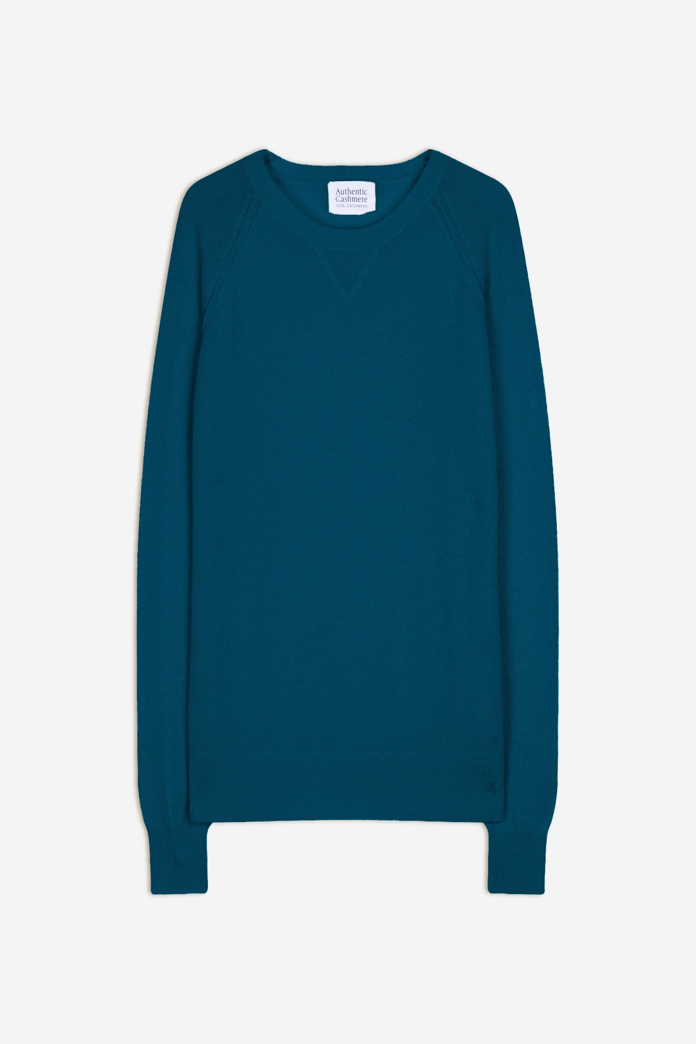 etret pull col rond paon 100% cachemire