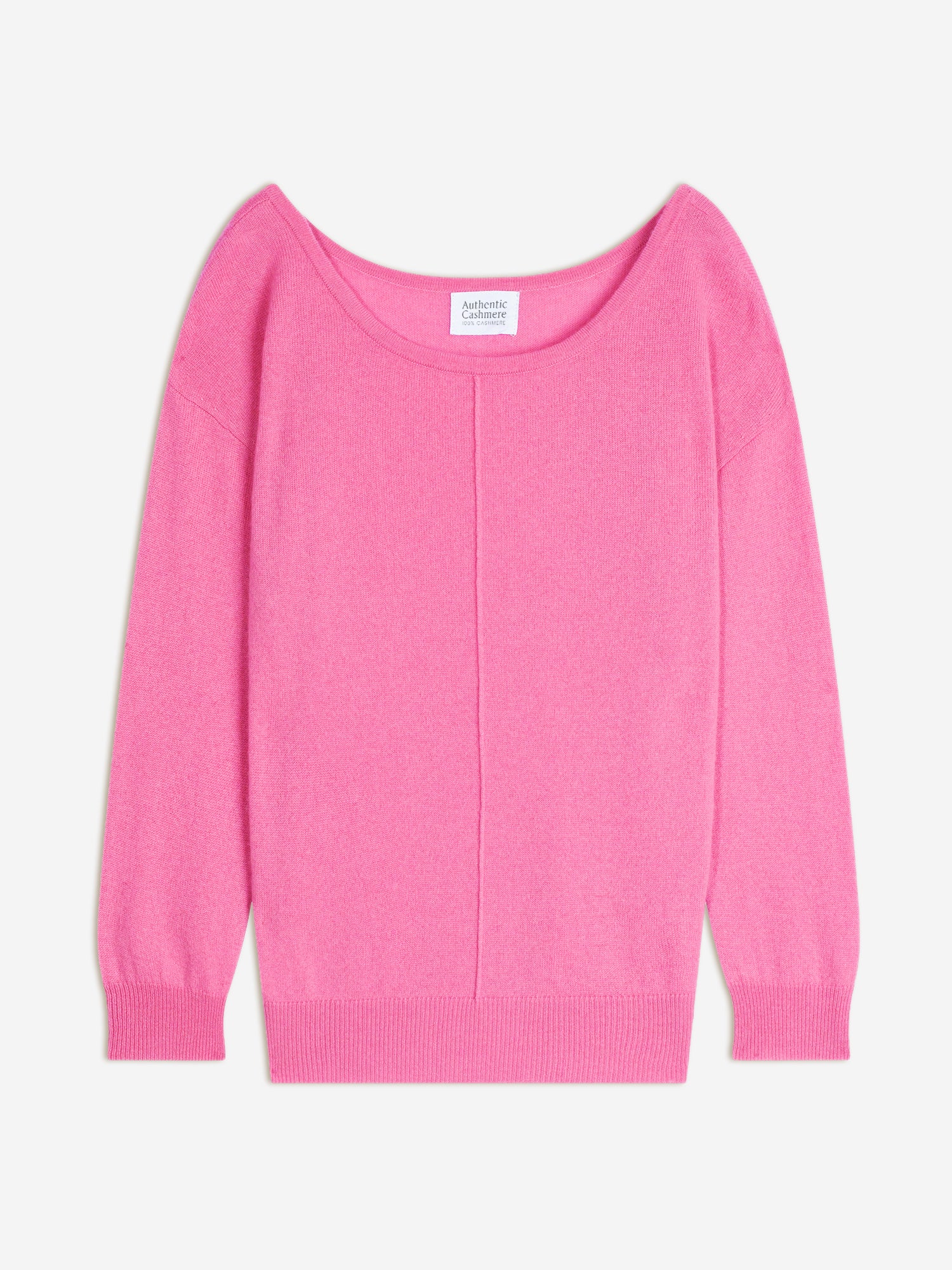 FARAUT pull col rond rose 100% cachemire