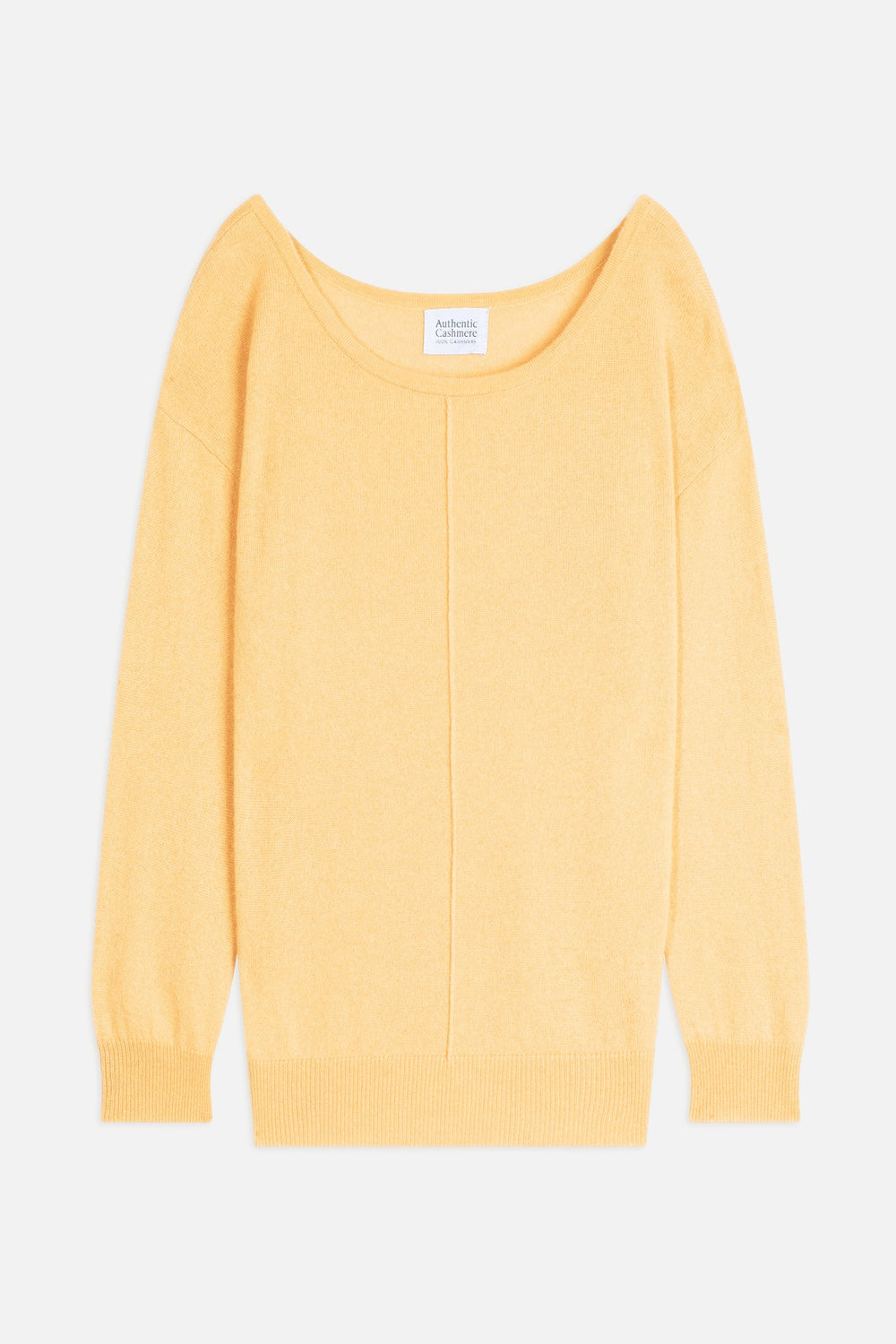 faraut pull col rond vanille 100% cachemire