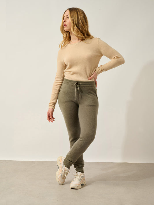 FERRAND jogging army 100% cachemire