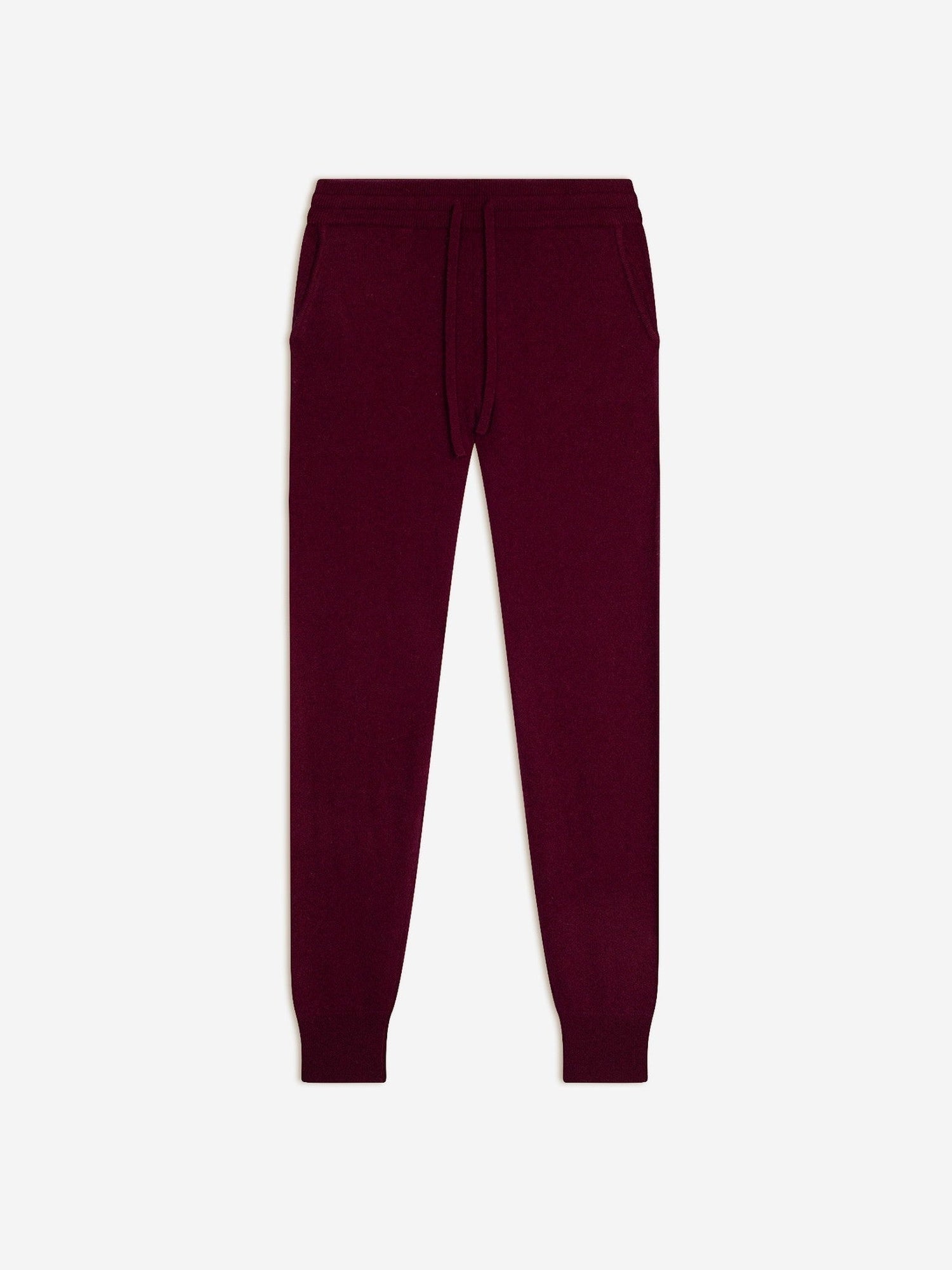 ferrand jogging bordeaux 100% cachemire