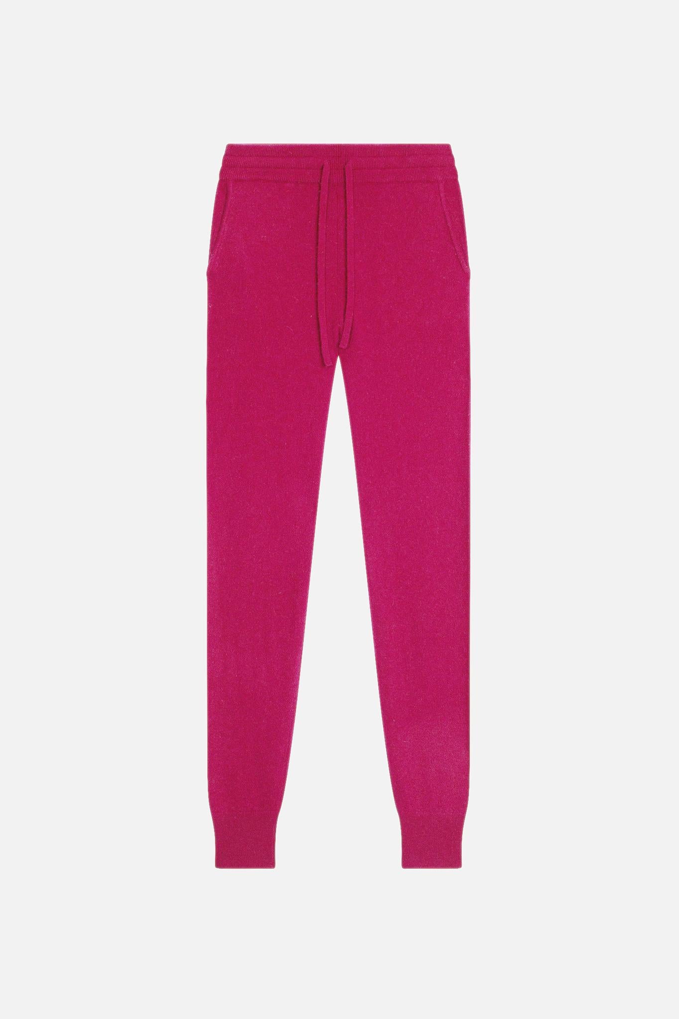 FERRAND fuchsia jogging suit 100% cashmere