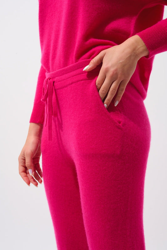 FERRAND Jogginganzug fuchsia 100% Kaschmir