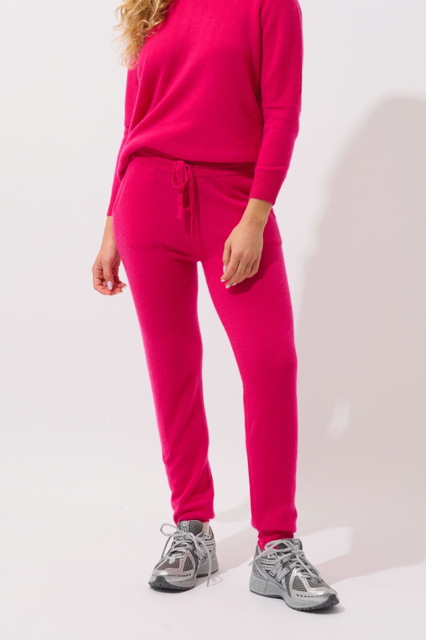 FERRAND jogging fuchsia 100% cachemire