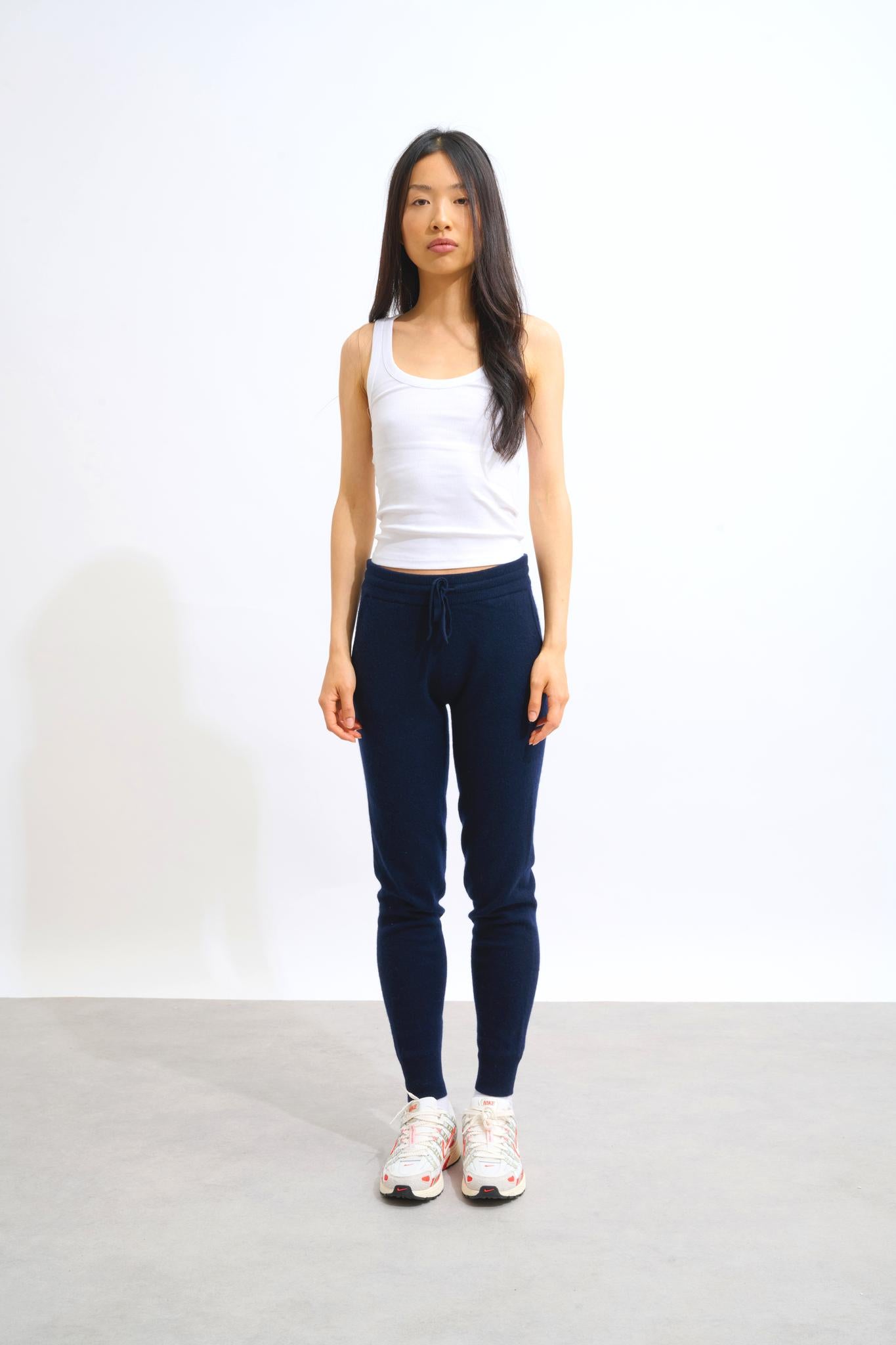 FERRAND jogging suit navy 100% cashmere