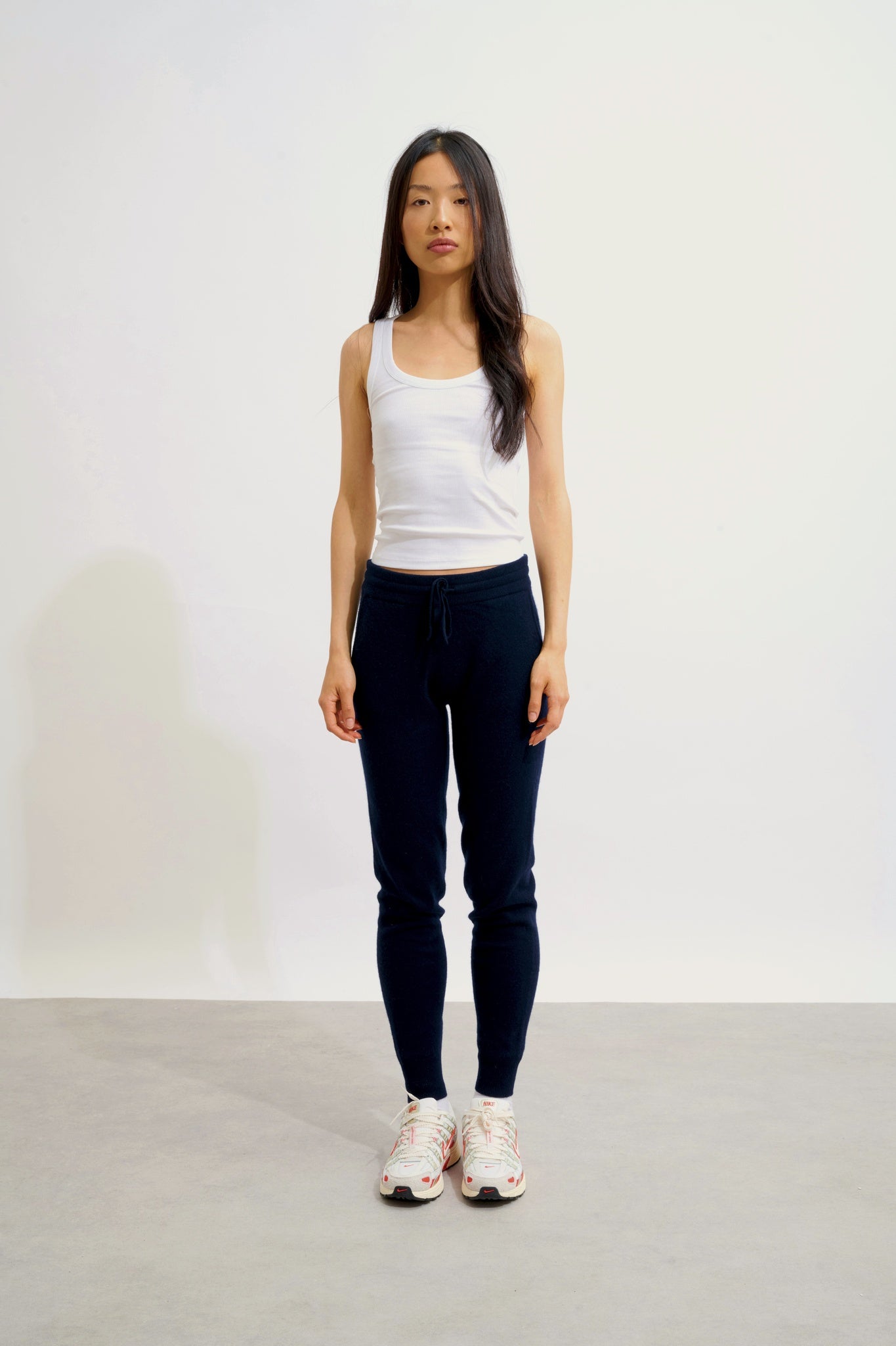 FERRAND jogging suit navy 100% cashmere