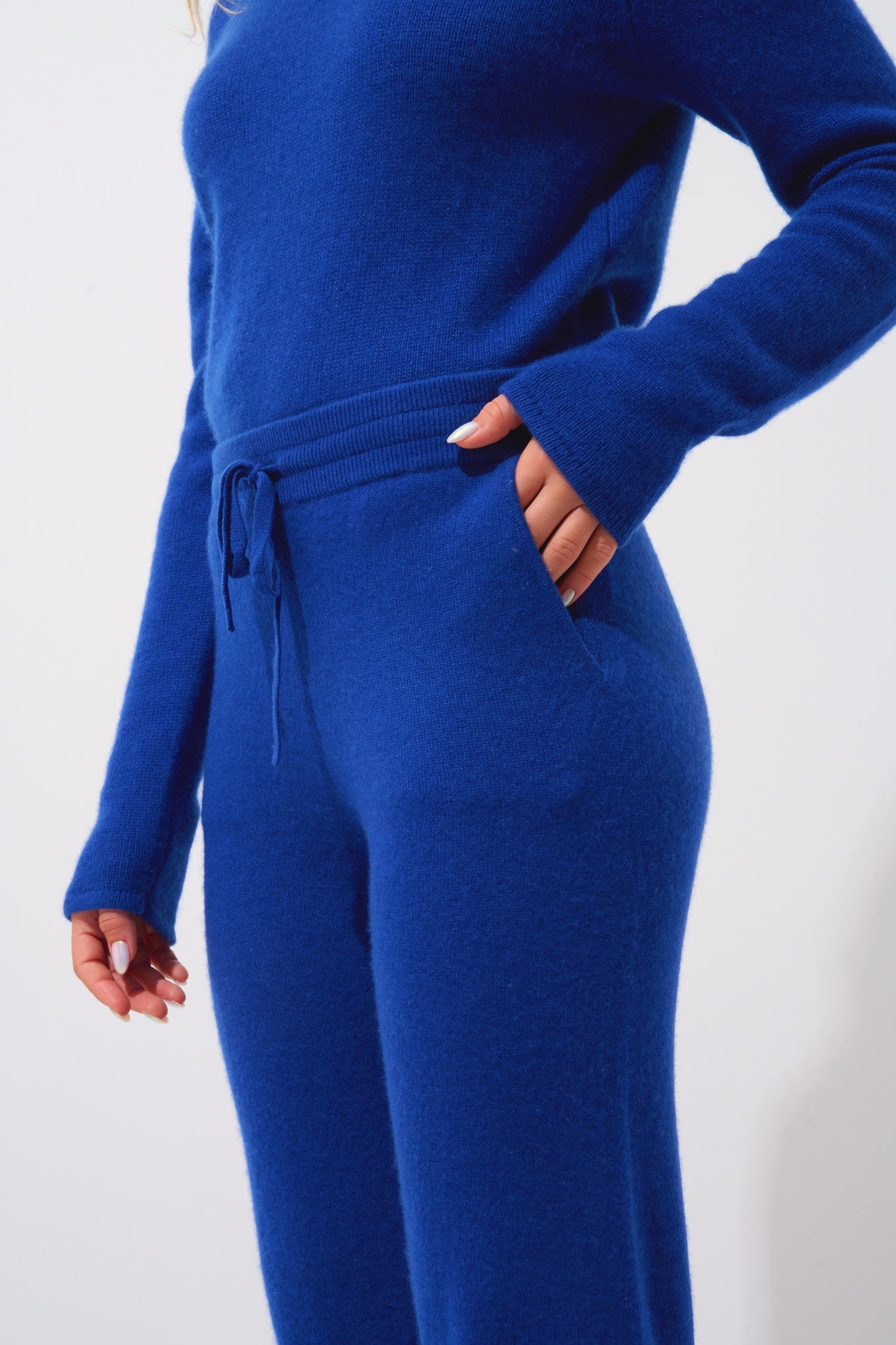 FERRAND jogging outremer 100% cachemire