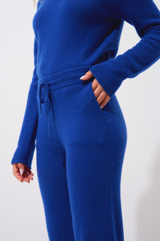 FERRAND jogging outremer 100% cachemire