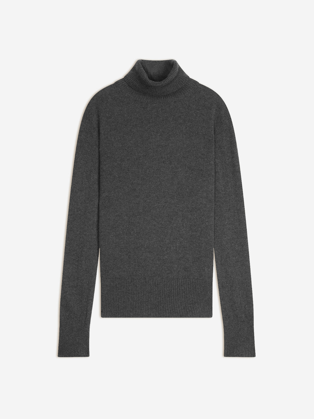 FORNET turtleneck sweater anthracite mottled 100% cashmere