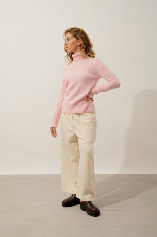 FORNET Rollkragenpullover Ballerina 100% Kaschmir