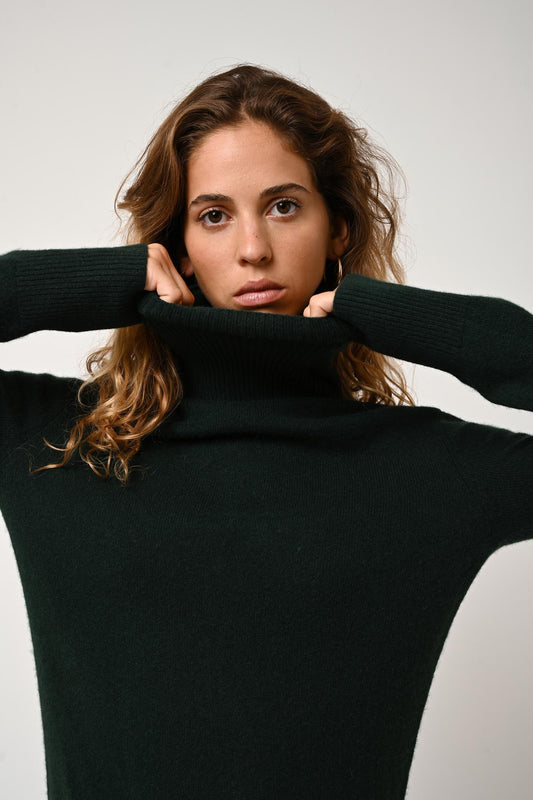 FORNET cypress turtleneck sweater 100% cashmere