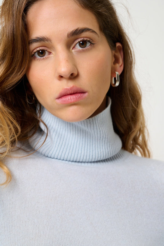 FORNET Rollkragenpullover Frost 100% Kaschmir