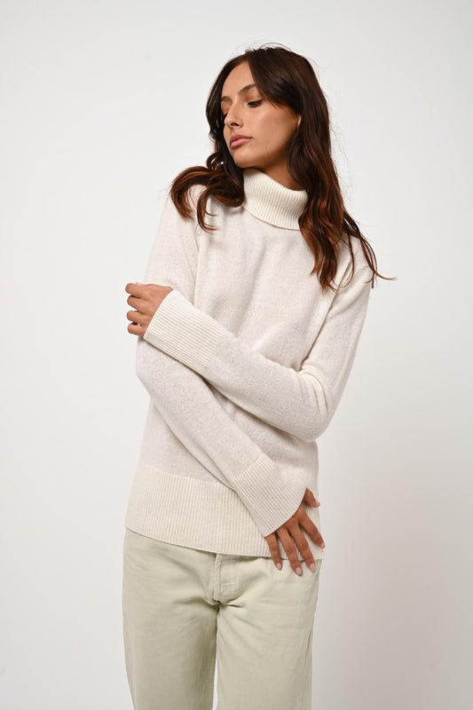 FORNET snow turtleneck sweater 100% cashmere