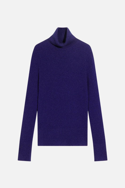FORNET turtleneck sweater purple 100% cashmere