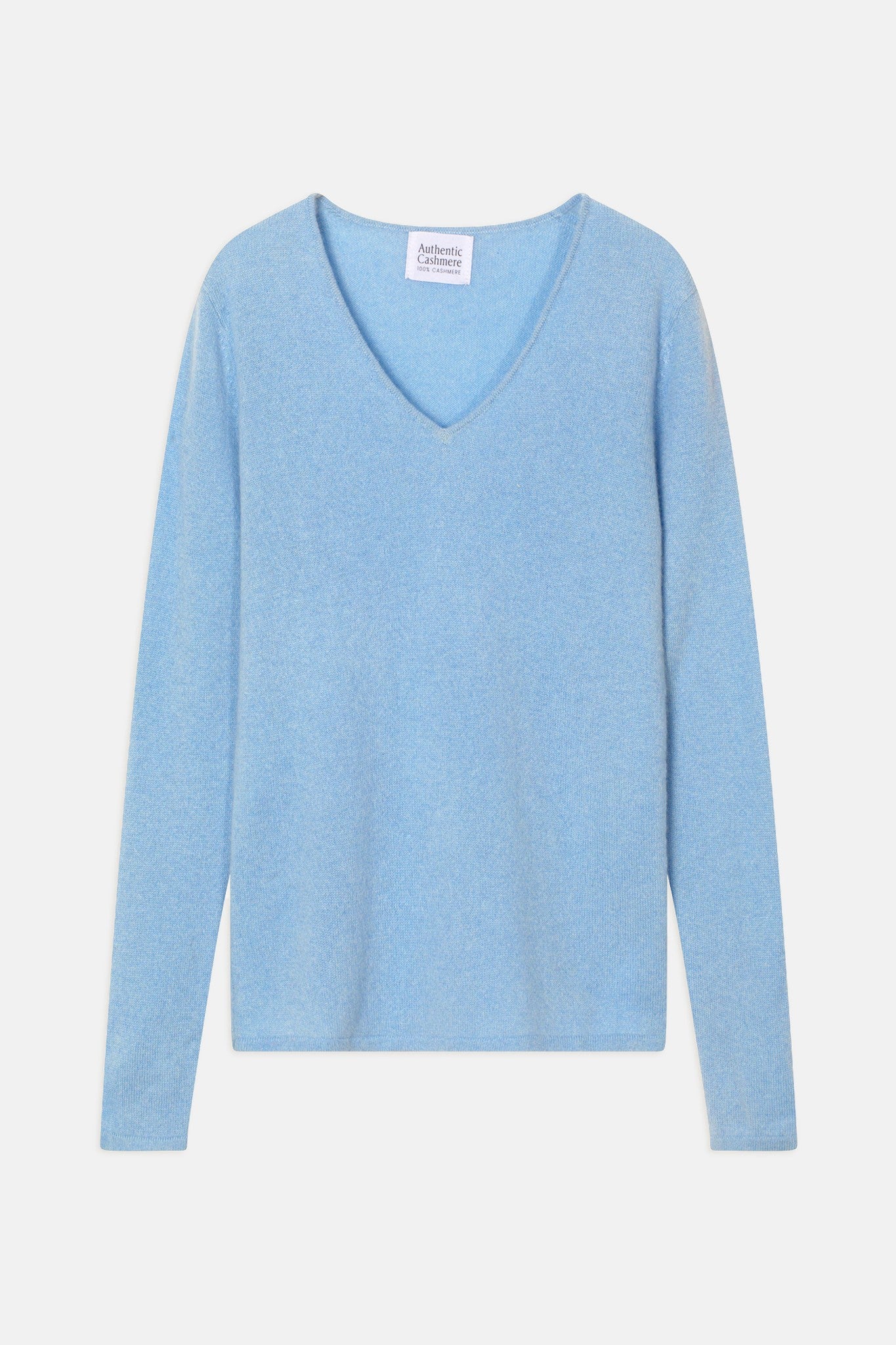 galise pull col v bleu inca 100% cachemire