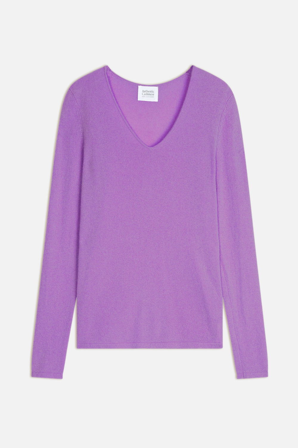 galise pull col v lilas 100% cachemire
