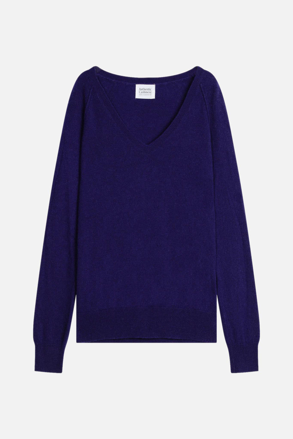 GIUSALET v-neck sweater purple 100% cashmere